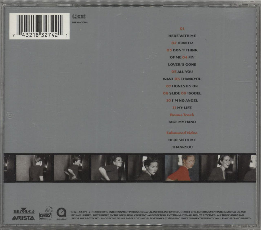 Dido No Angel UK CD album (CDLP) 743218327421