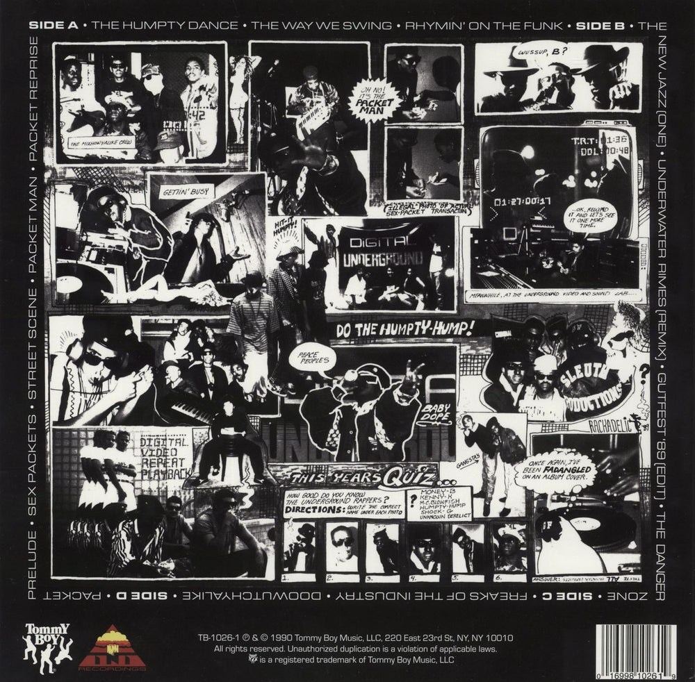 Digital Underground Sex Packets - Blue Translucent Vinyl US 2-LP vinyl record set (Double LP Album) 016998102619