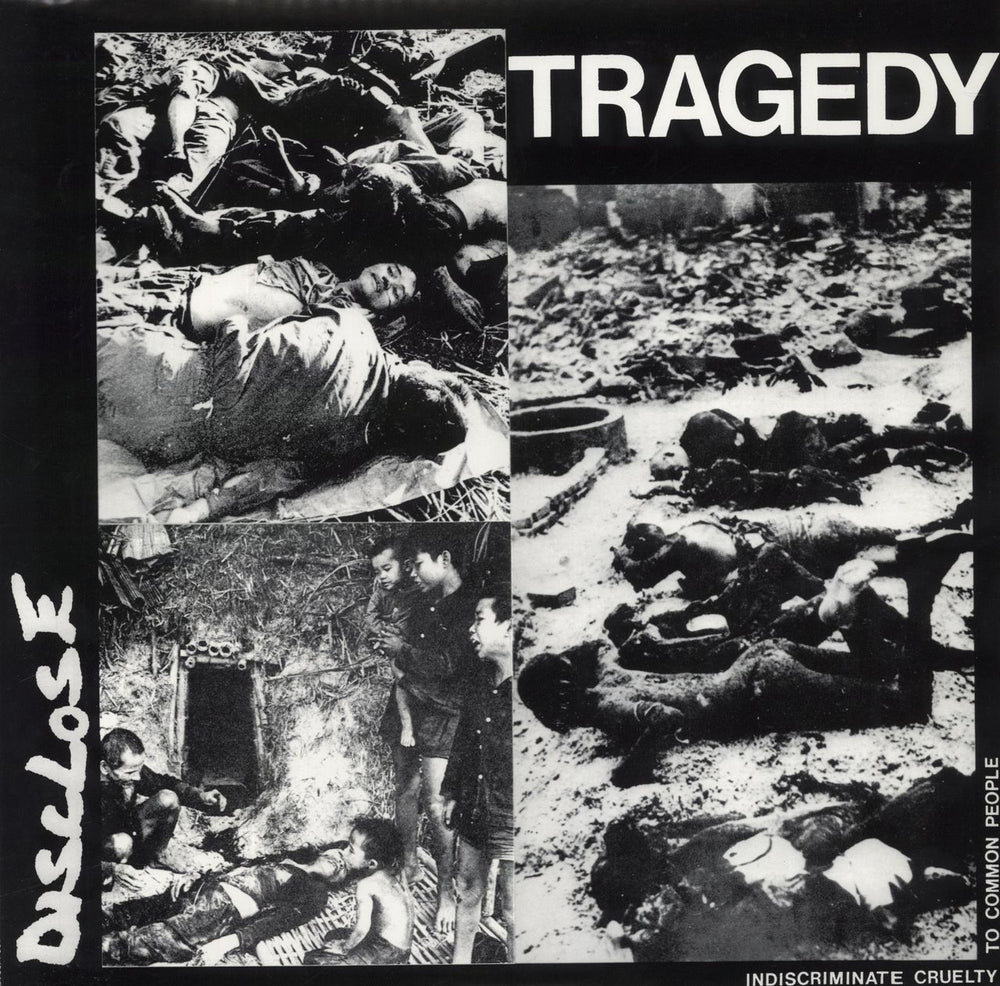 Disclose Tragedy UK vinyl LP album (LP record) MUS101