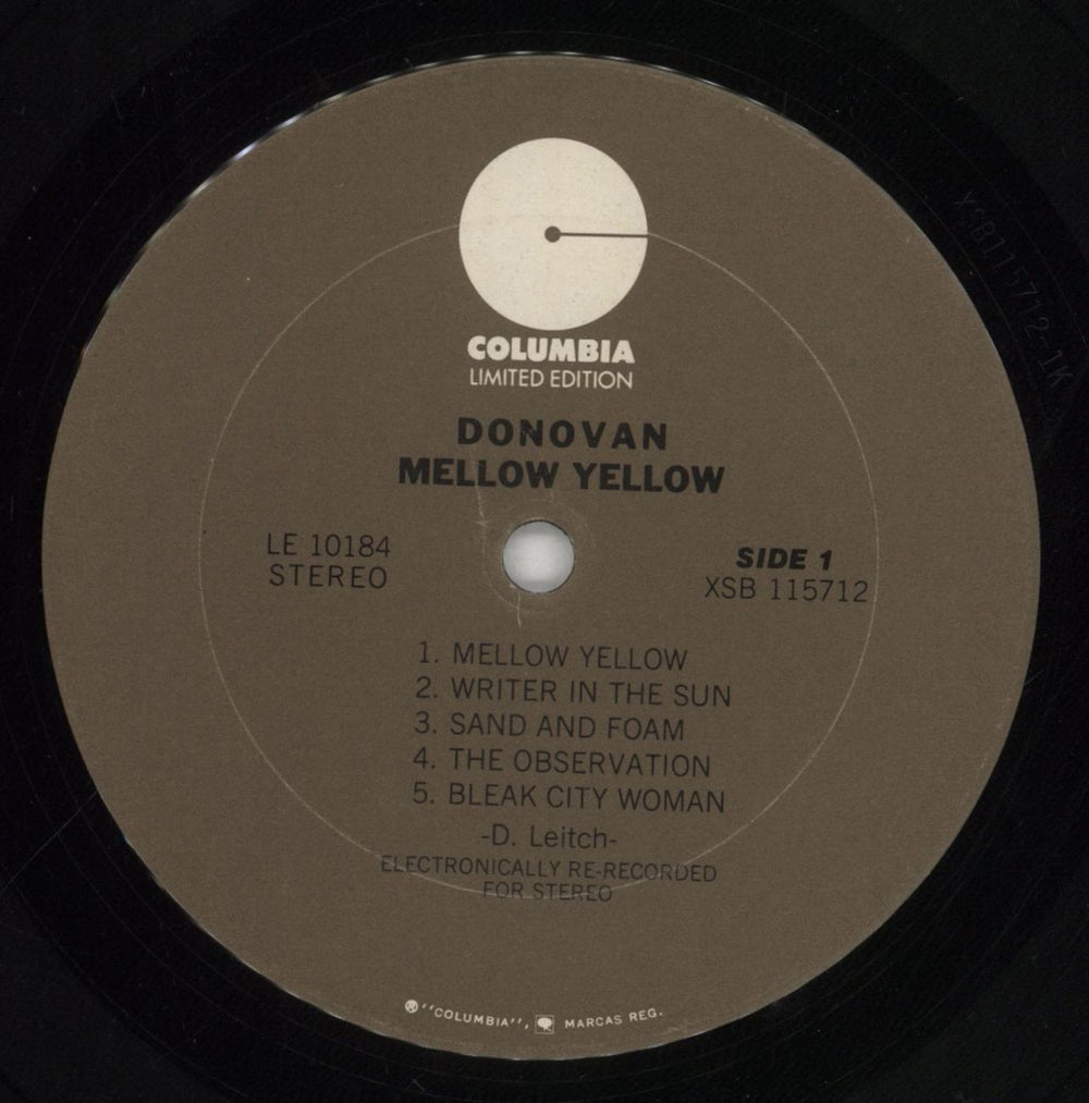 Donovan Mellow Yellow - EX US vinyl LP album (LP record) DOVLPME713304