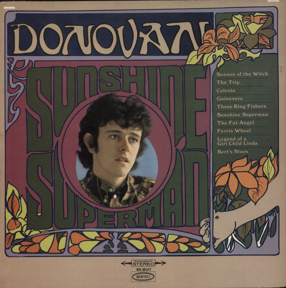 Donovan Sunshine Superman - 1st German vinyl LP album (LP record) BN26217