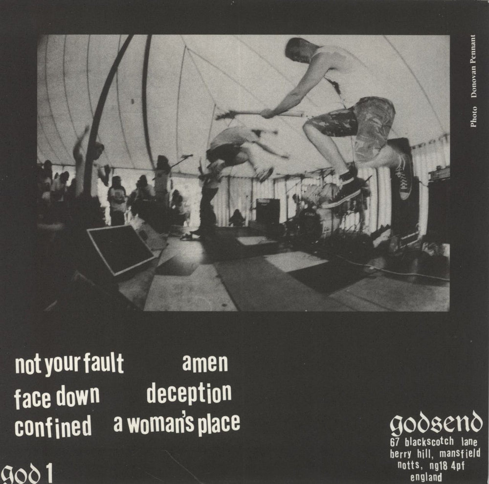 Downfall Not Your Fault UK 7" vinyl single (7 inch record / 45)