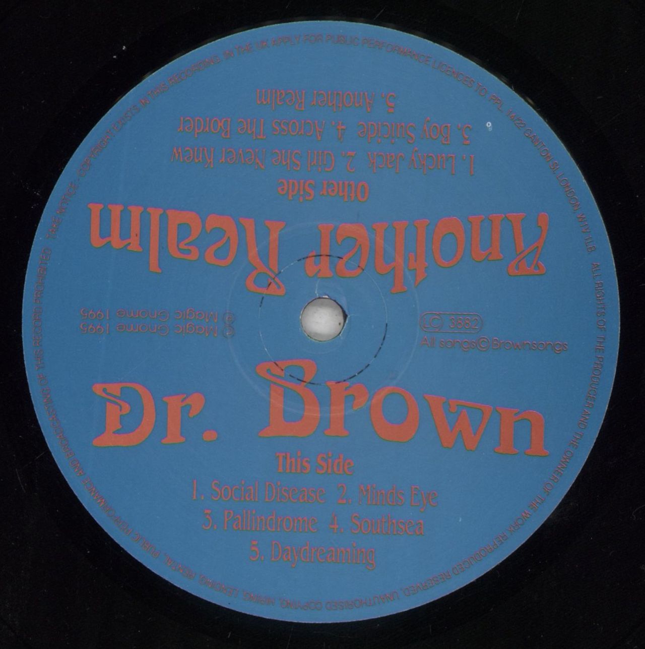 Dr Brown Another Realm UK vinyl LP album (LP record) DR0LPAN856439