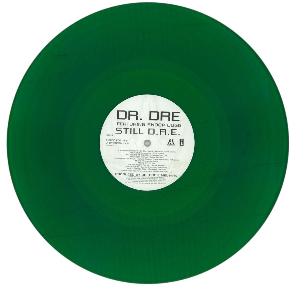 Dr Dre Still D.R.E. US Promo 12" vinyl single (12 inch record / Maxi-single) DR.12ST863706