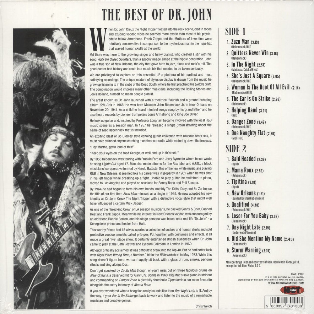 Dr John The Best Of Dr. John UK vinyl LP album (LP record) 5060397601803