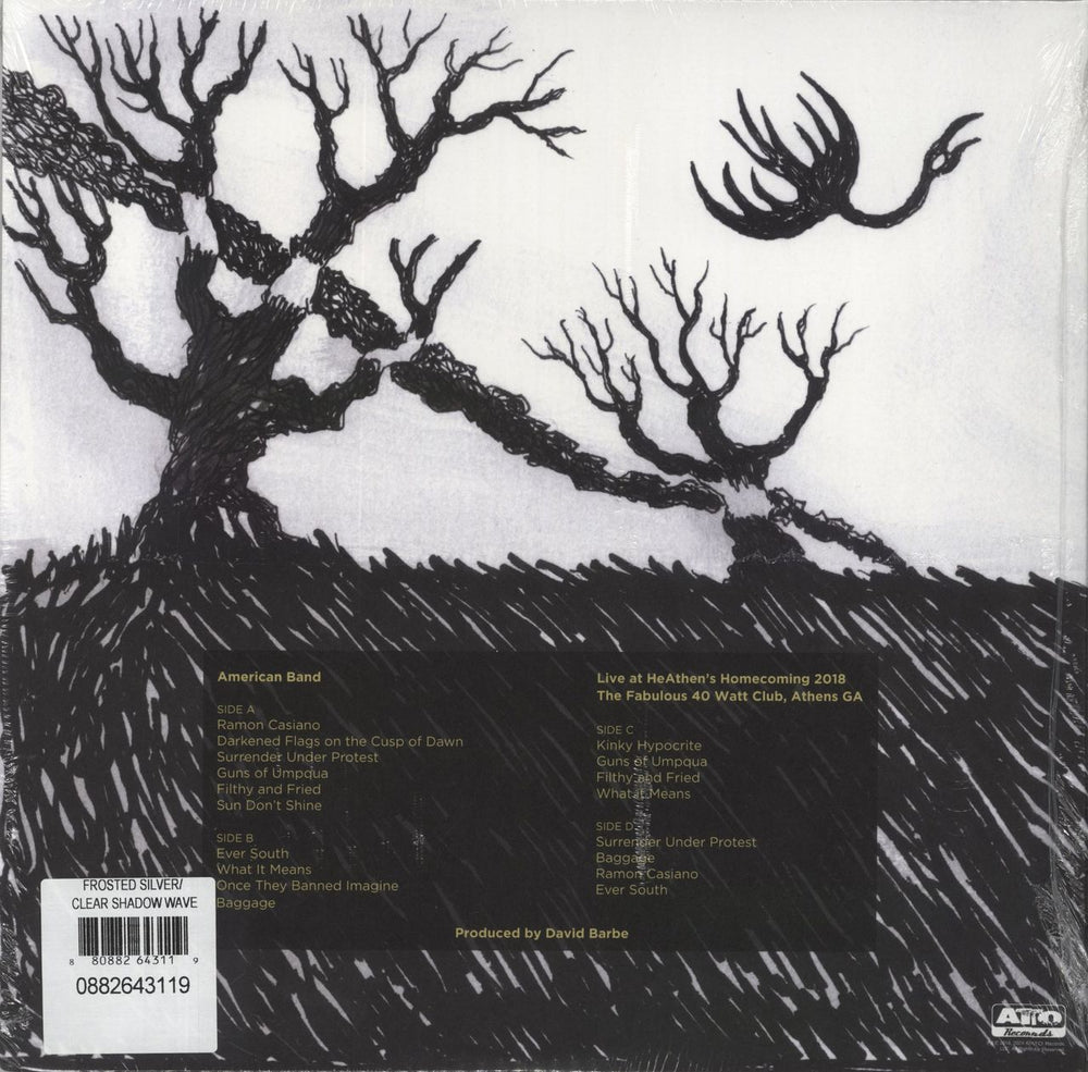 Drive-By Truckers American Band-Deluxe - Frosted Silver Vinyl and Clear Shadow Vinyl - Sealed US 2-LP vinyl record set (Double LP Album) 0T72LAM859087