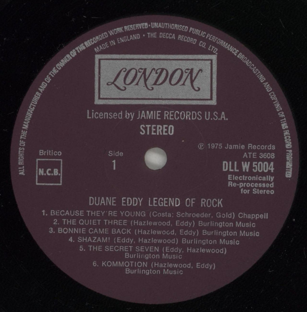 Duane Eddy Legend Of Rock UK 2-LP vinyl record set (Double LP Album) DUA2LLE587658