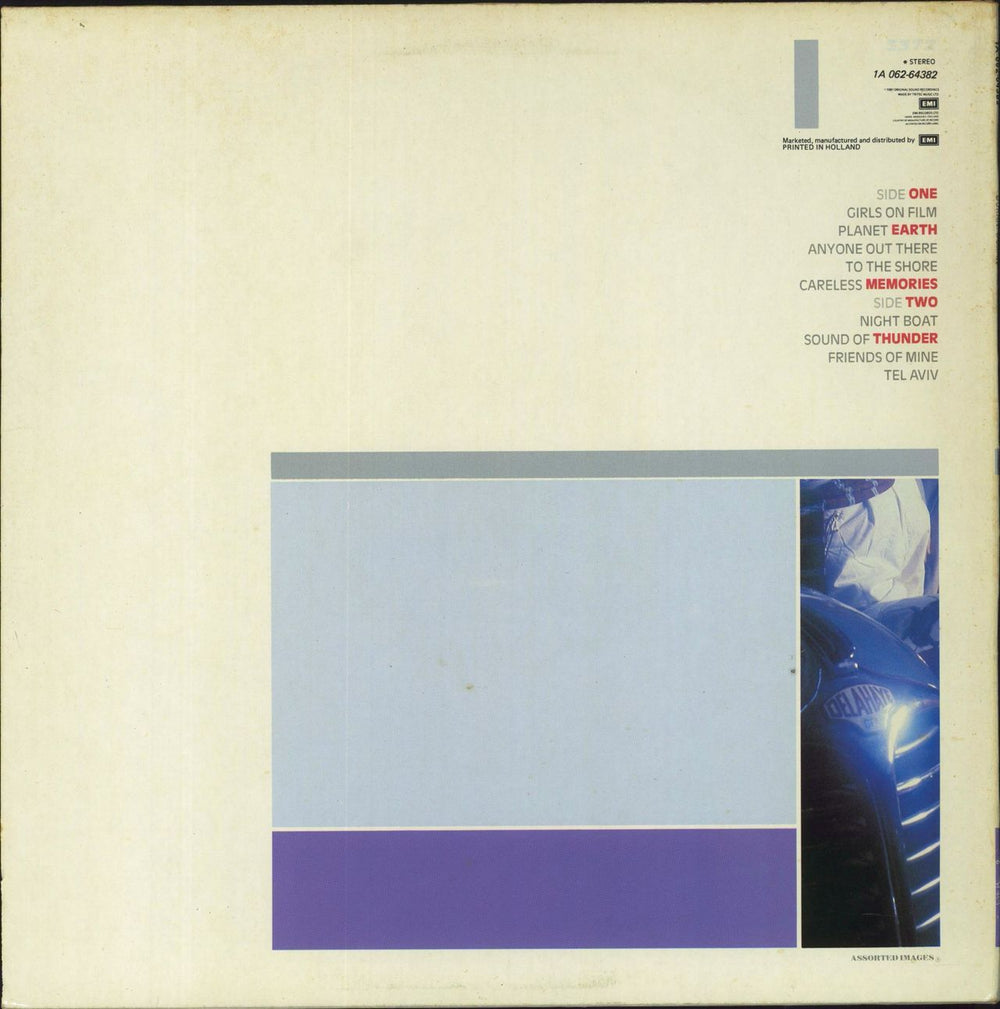 Duran Duran Duran Duran Dutch vinyl LP album (LP record)