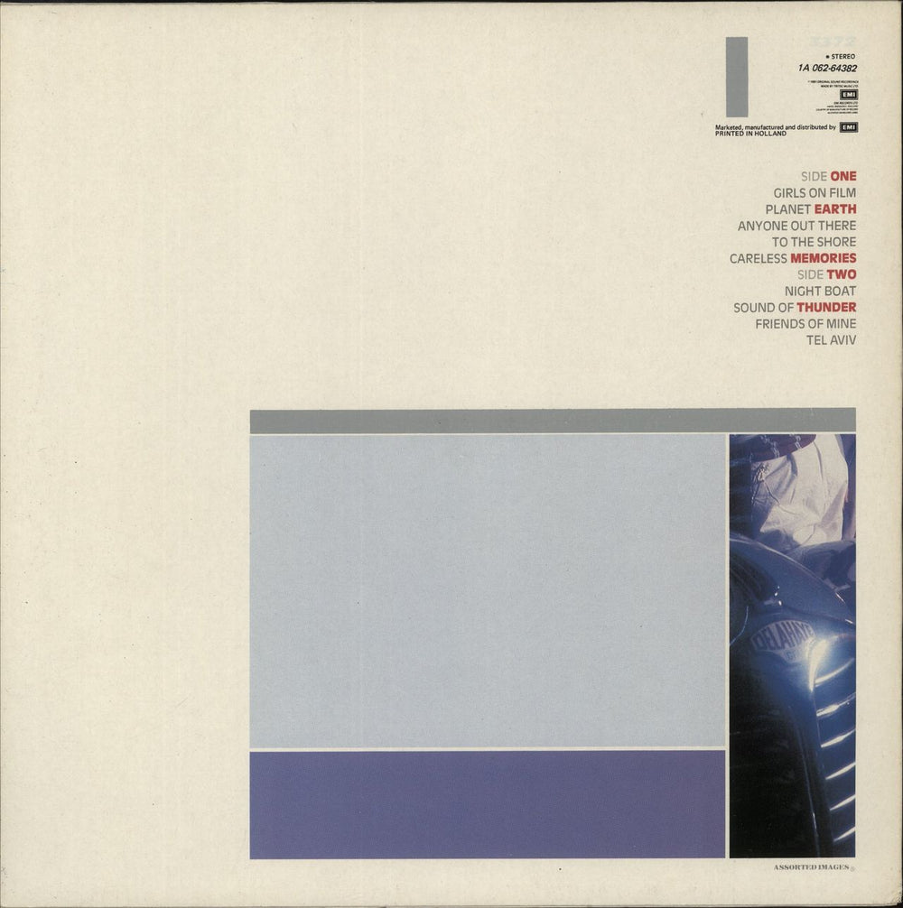 Duran Duran Duran Duran Dutch vinyl LP album (LP record)