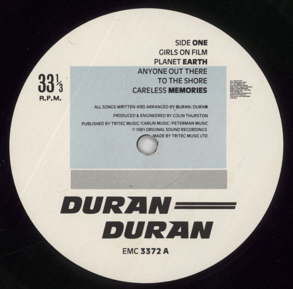 Duran Duran Duran Duran - EX UK vinyl LP album (LP record) DDNLPDU45535