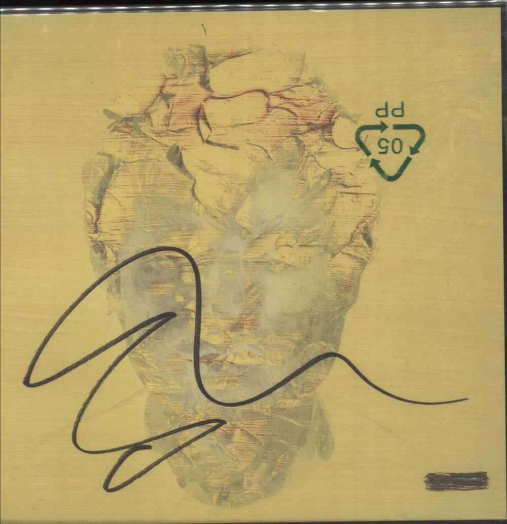 Ed Sheeran - [Subtract]: Deluxe Edition + Flexi & CD + Autographed Card UK 2-LP vinyl record set (Double LP Album)