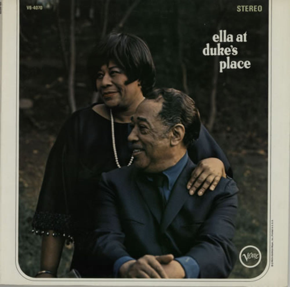 Ella Fitzgerald & Duke Ellington Ella At Duke's Place US vinyl LP album (LP record) V6-4070