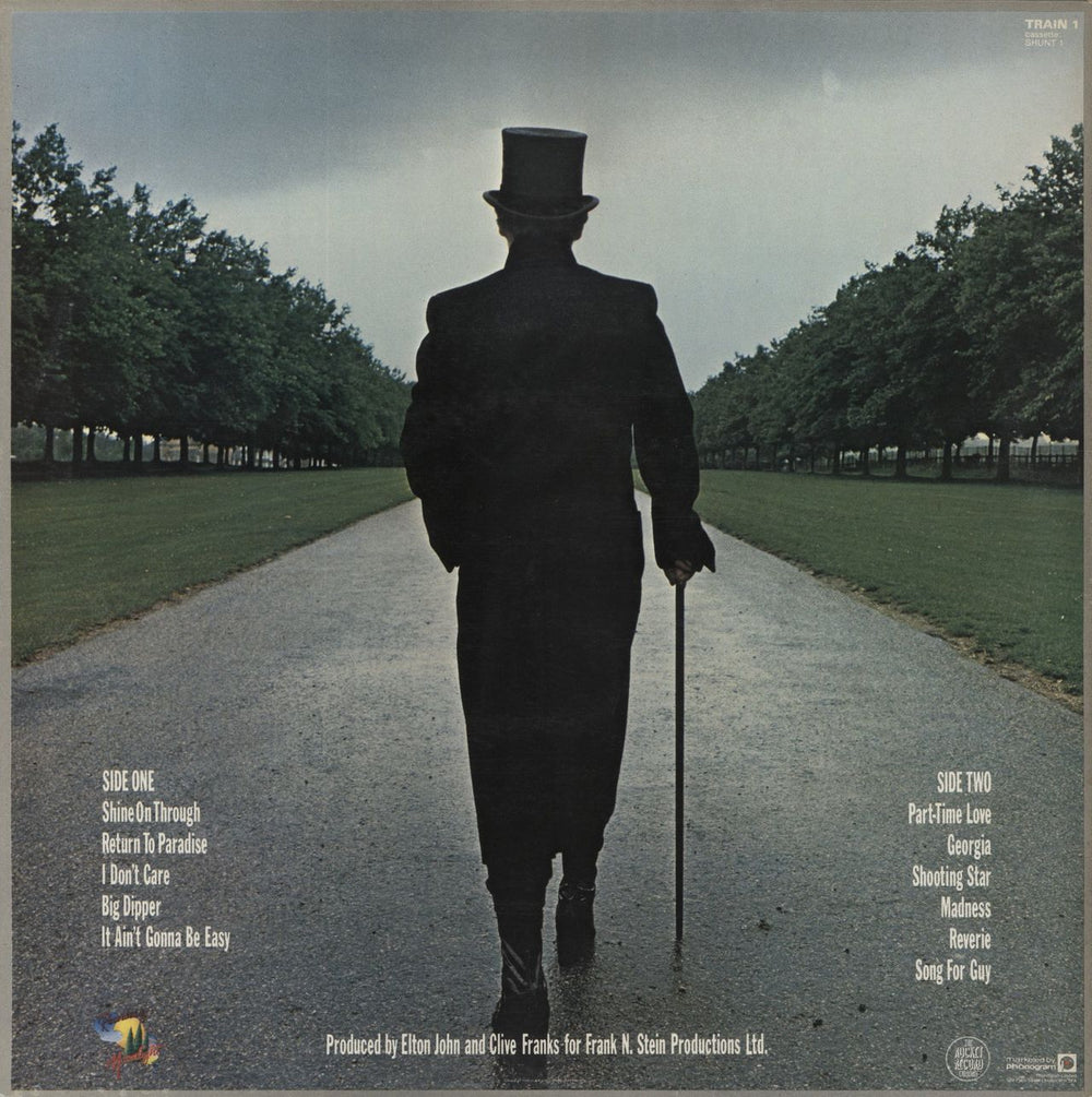 Elton John A Single Man + Tour Programme UK vinyl LP album (LP record)