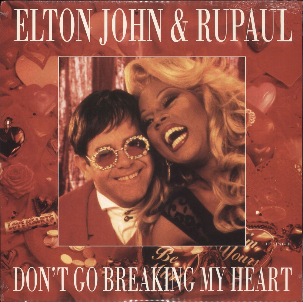 Elton John Don't Go Breaking My Heart (Remix) - Sealed US 12" vinyl single (12 inch record / Maxi-single) MCA12-54796
