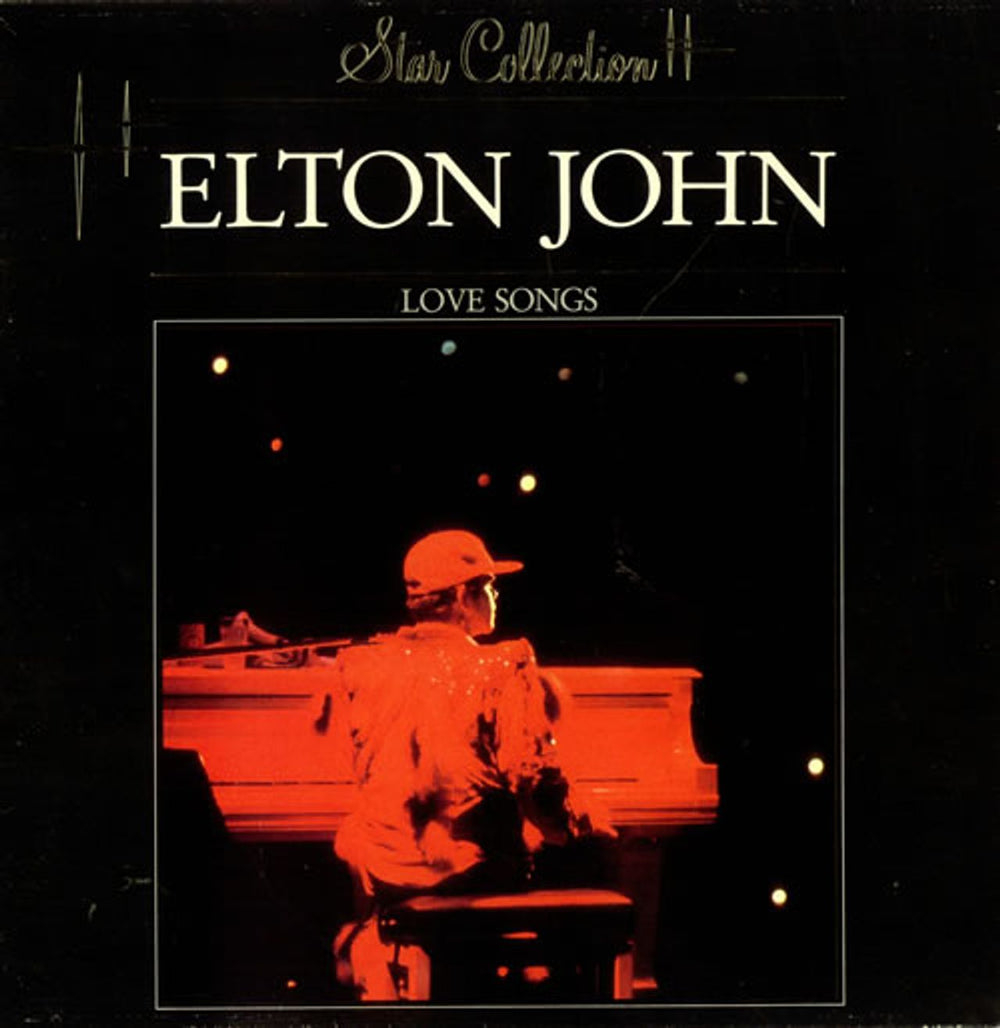 Elton John Love Songs Dutch vinyl LP album (LP record) 814085-1