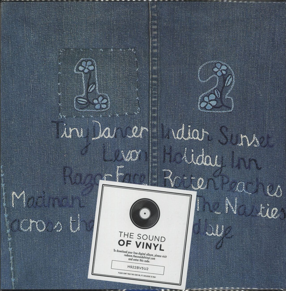 Elton John Madman Across The Water - 180gm Blue & White 'Propeller' Vinyl UK vinyl LP album (LP record) 602435836287