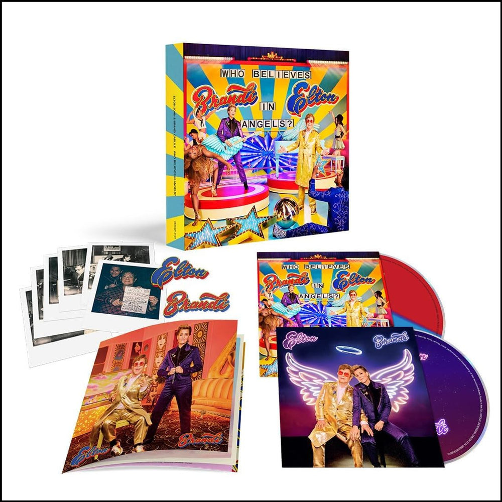 Elton John Who Believes In Angels? - Deluxe Edition CD/DVD Clamshell Box - Sealed UK CD Album Box Set EMICDY2124