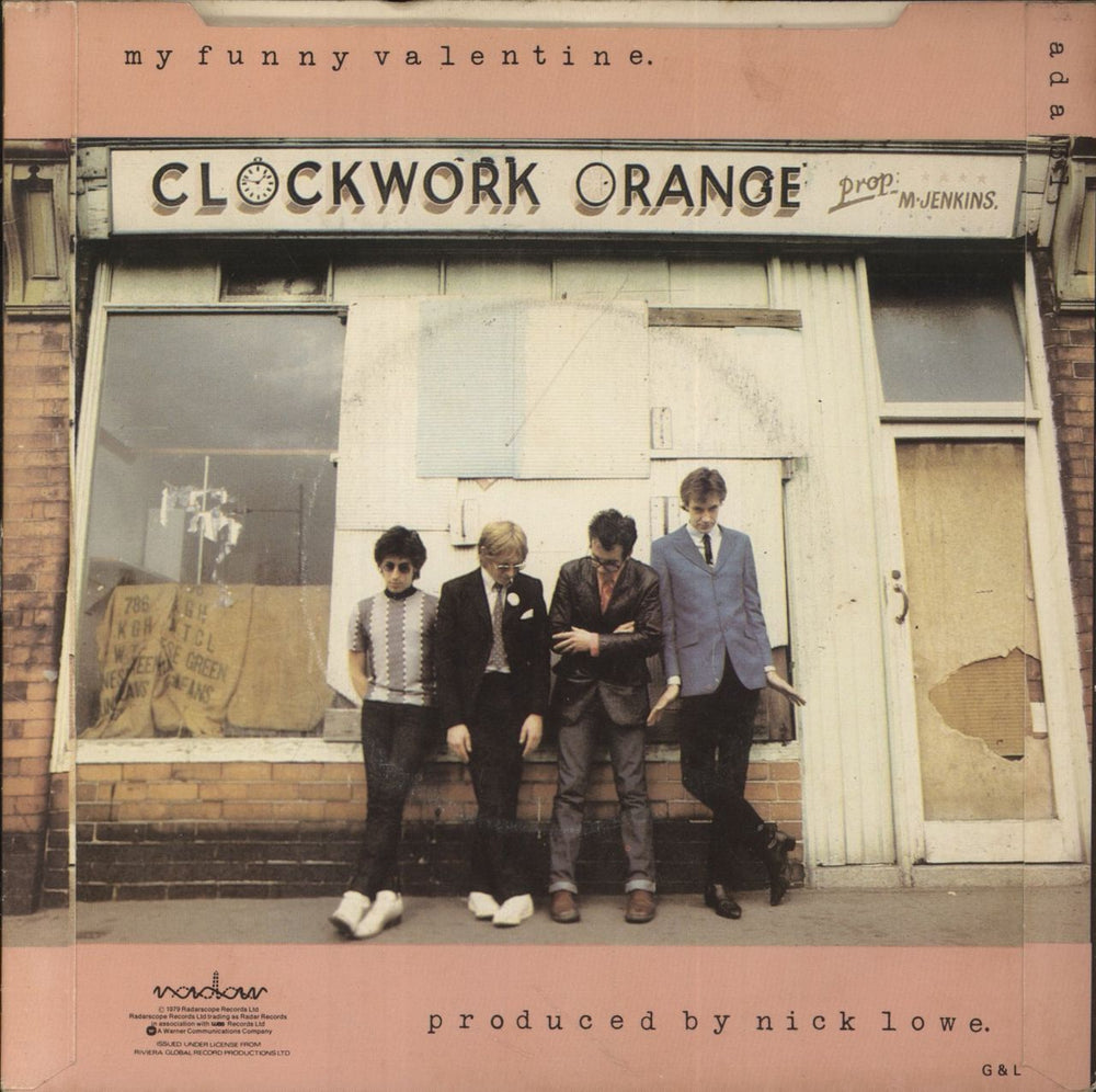 Elvis Costello Oliver's Army - Solid + Sleeve - EX UK 7" vinyl single (7 inch record / 45)