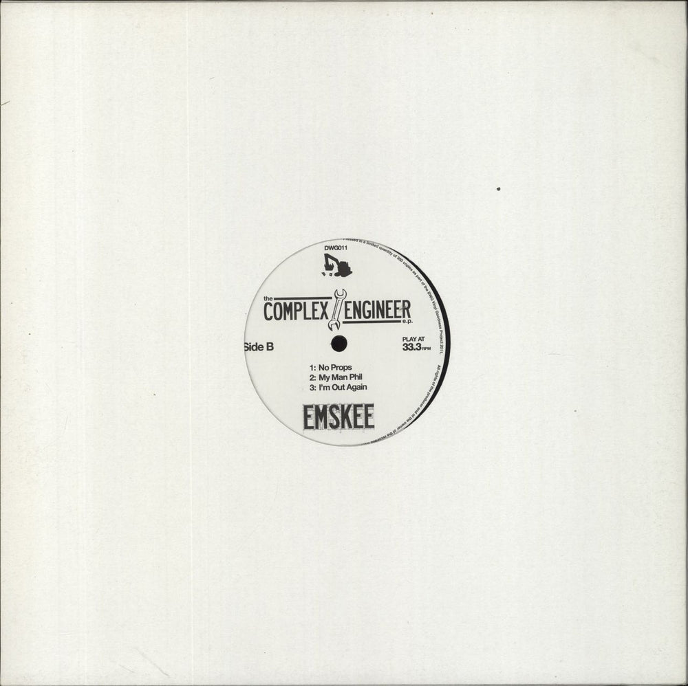 Emskee The Complex Engineer E.P. UK 12" vinyl single (12 inch record / Maxi-single)