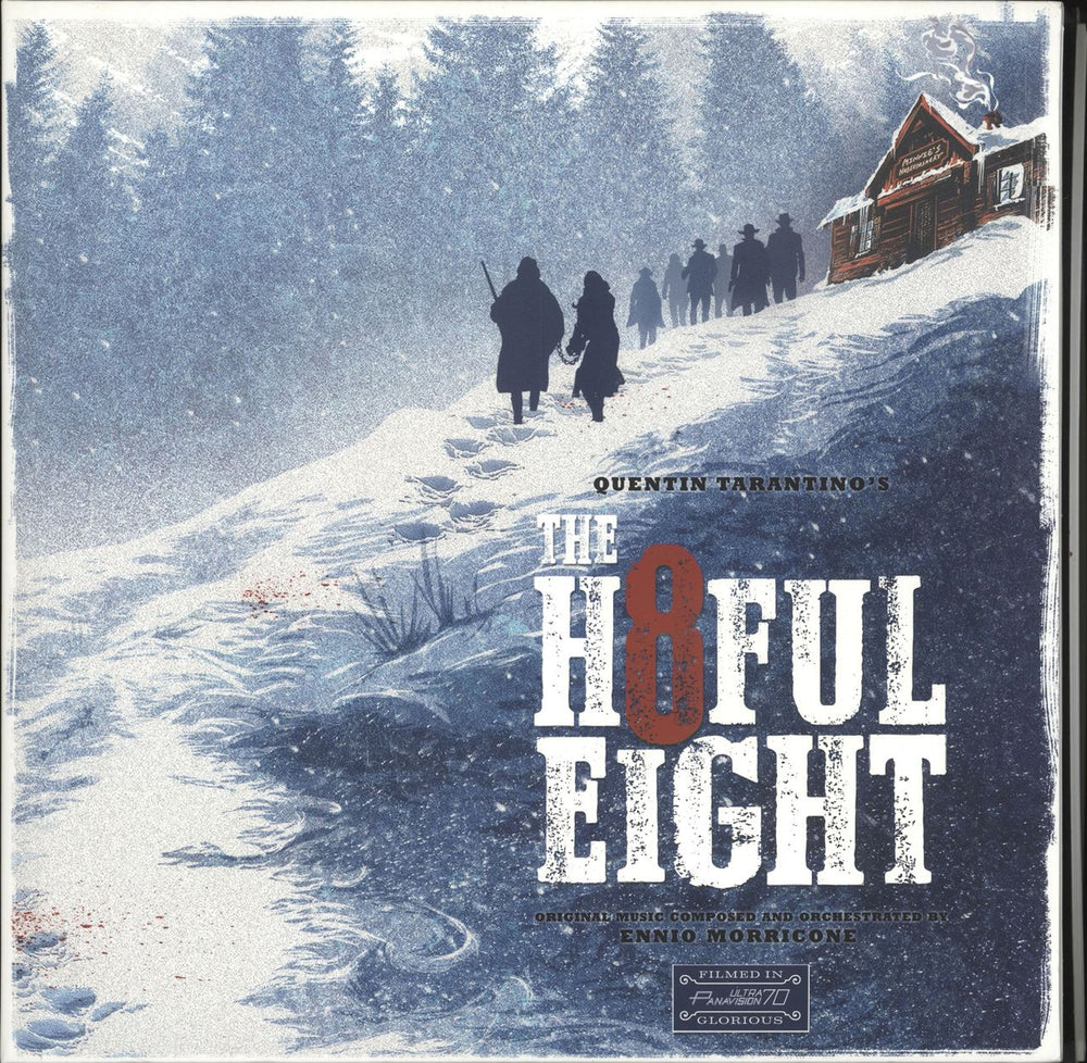 Ennio Morricone Quentin Tarantino's The H8ful Eight - Hateful Eight UK 2-LP vinyl record set (Double LP Album) 4769494