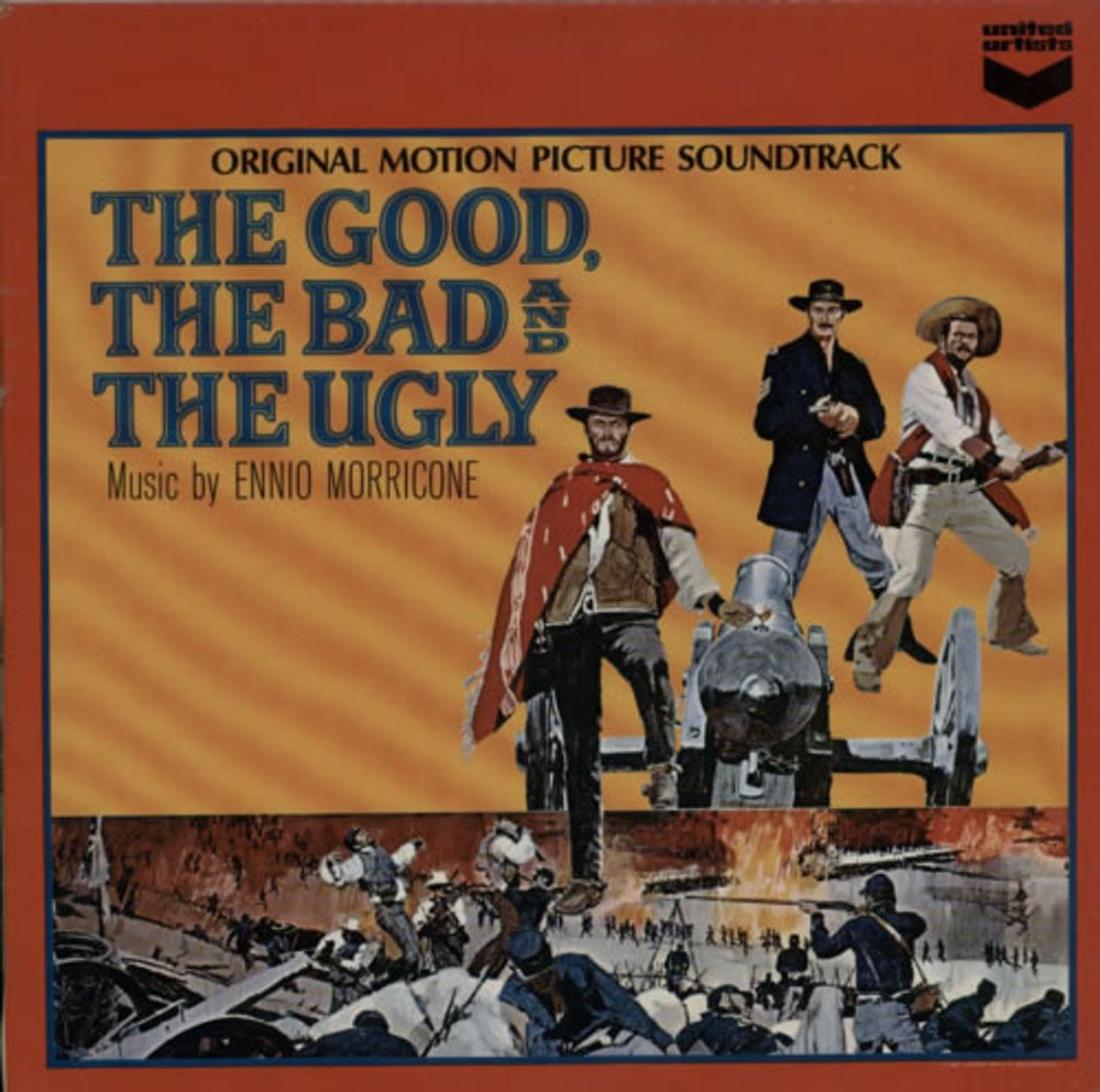 Ennio Morricone The Good, The Bad And The Ugly UK vinyl LP album (LP record) ULP1197