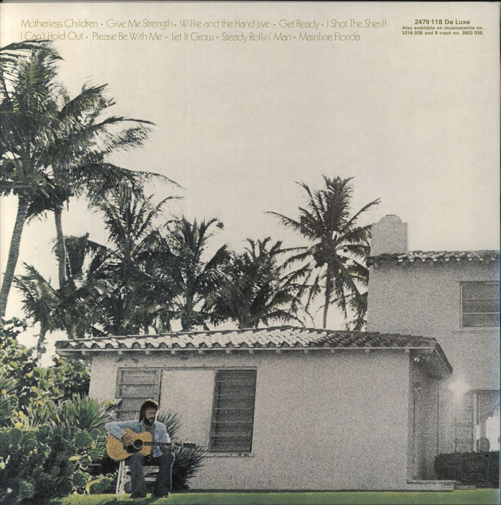 Eric Clapton 461 Ocean Boulevard UK vinyl LP album (LP record)