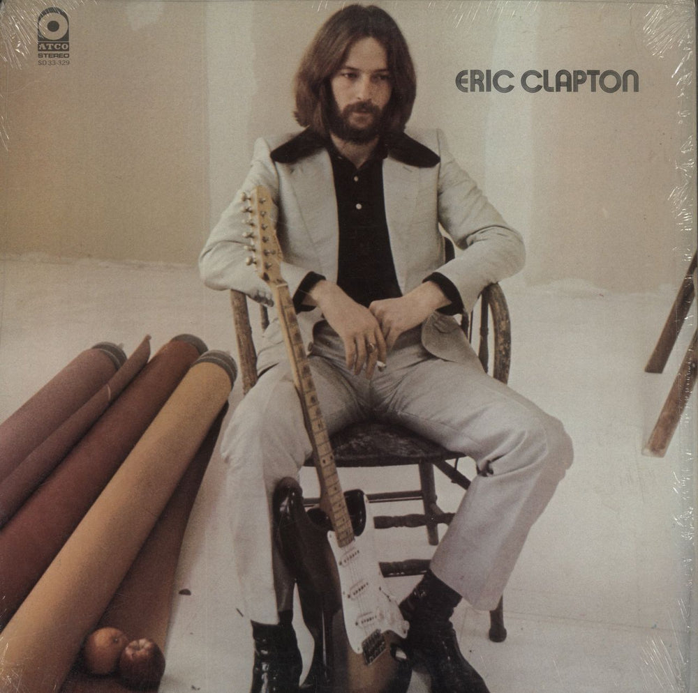 Eric Clapton Eric Clapton - shrink US vinyl LP album (LP record) SD33-329