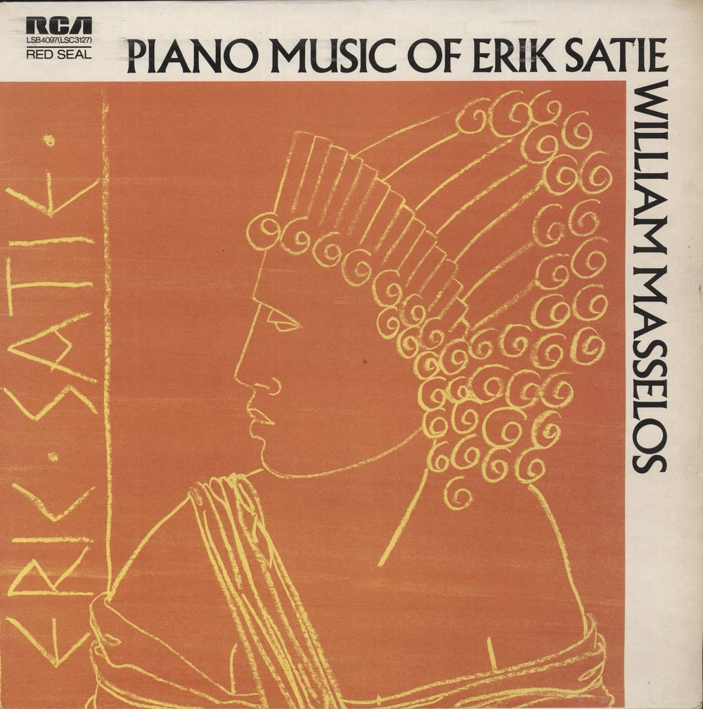 Erik Satie Piano Music Of Erik Satie UK vinyl LP album (LP record) LSB4097
