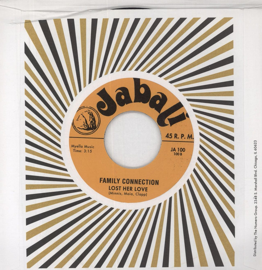 Family Connection This Time US 7" vinyl single (7 inch record / 45)
