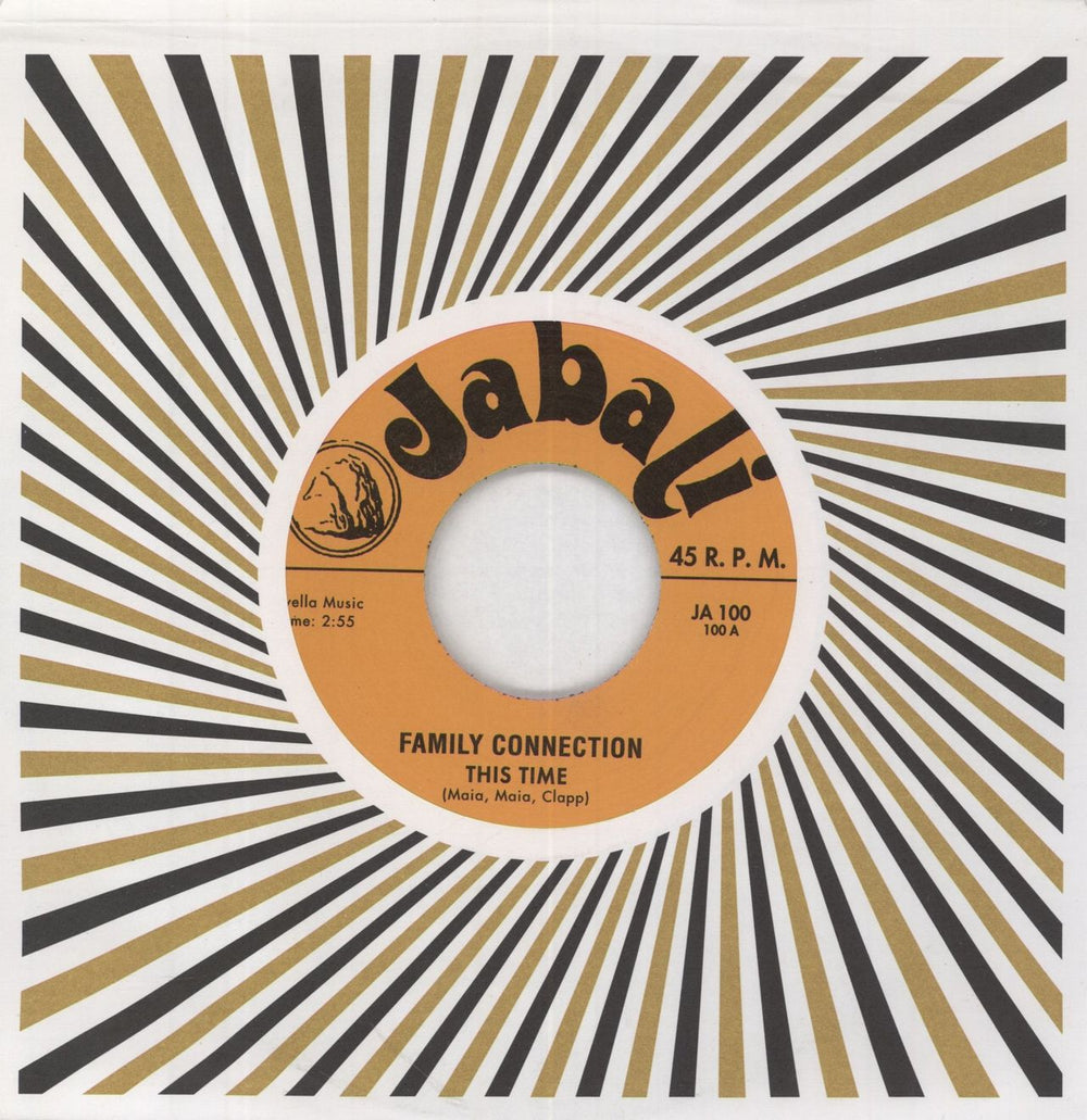Family Connection This Time US 7" vinyl single (7 inch record / 45) NUM045.13