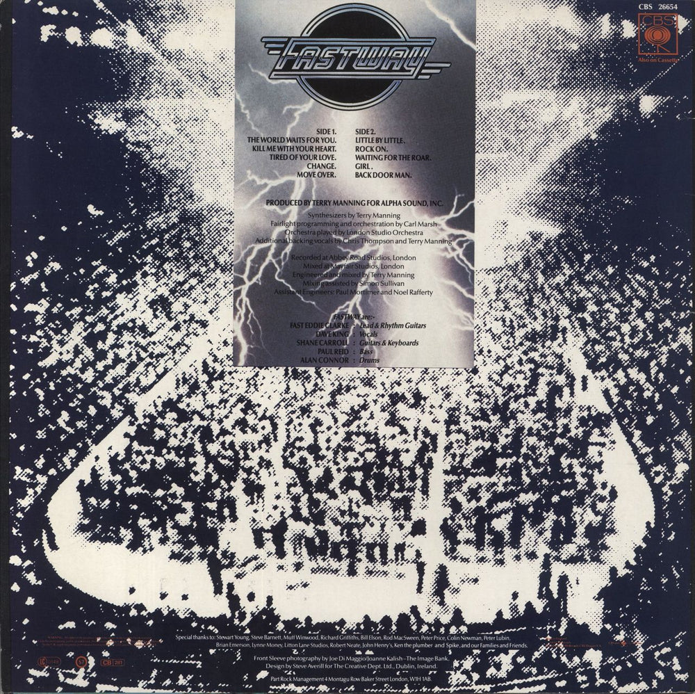 Fastway Waiting For The Roar UK vinyl LP album (LP record)