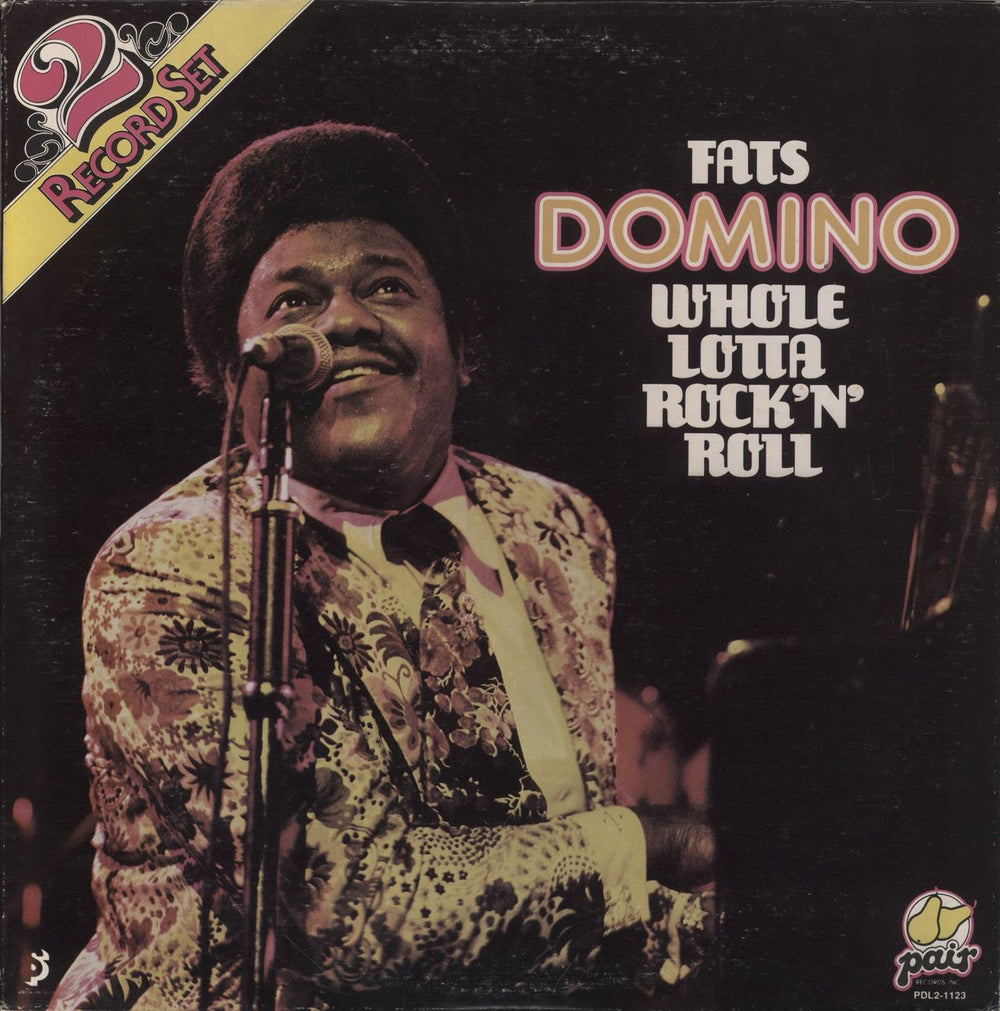 Fats Domino Whole Lotta Rock 'N' Roll US 2-LP vinyl record set (Double LP Album) PDL2-1123
