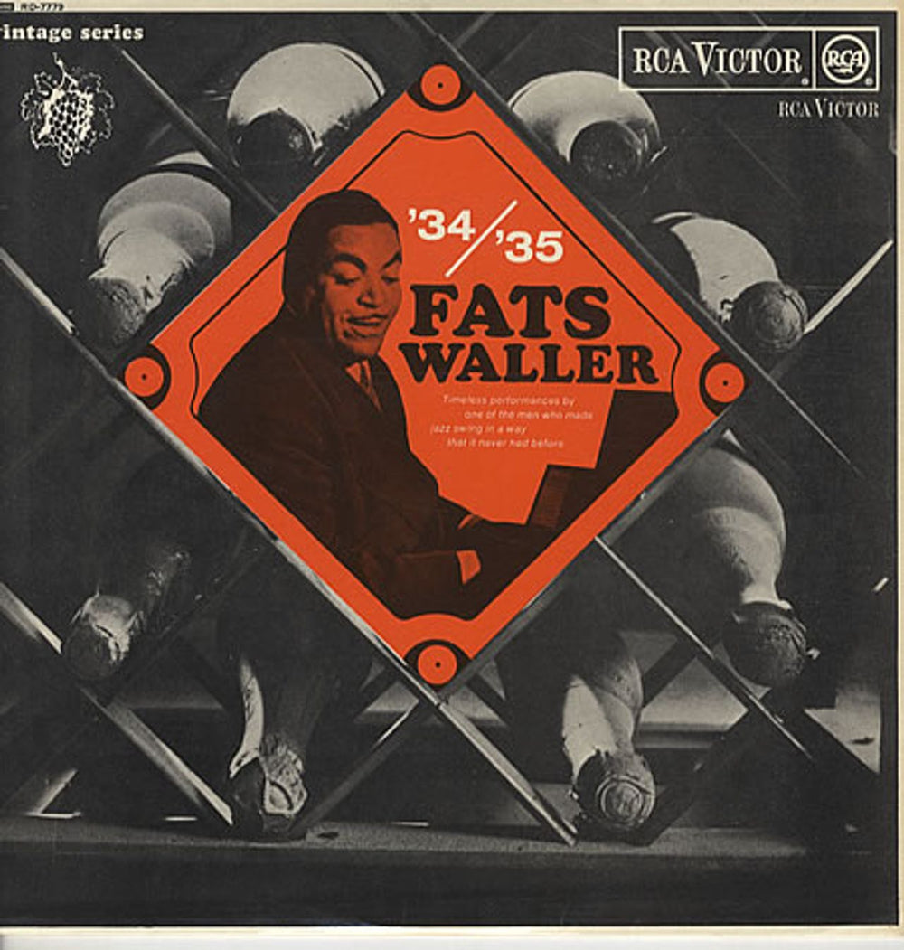 Fats Waller '34/'35 Fats Waller UK vinyl LP album (LP record) RD-7779