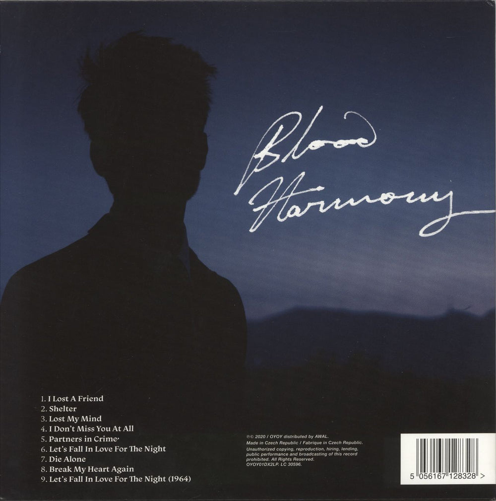 Finneas Blood Harmony [Deluxe] - Blue Vinyl US 12" vinyl single (12 inch record / Maxi-single) 5056167128328