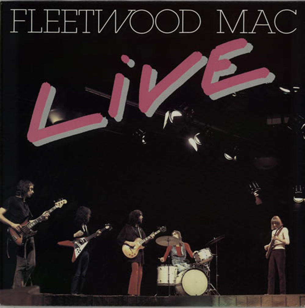 Fleetwood Mac Live Belgian vinyl LP album (LP record) BRLP16