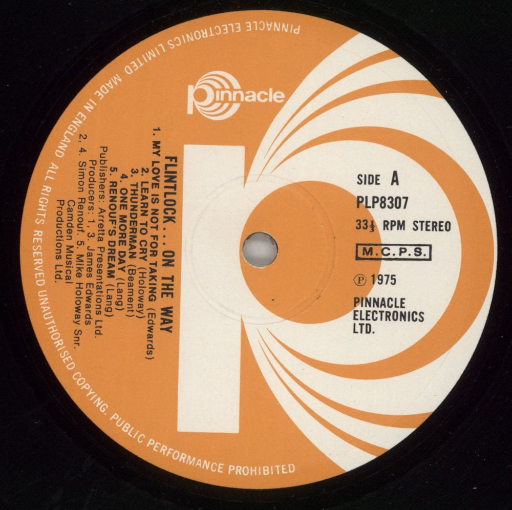 Flintlock ...On The Way UK vinyl LP album (LP record) FNLLPON788568