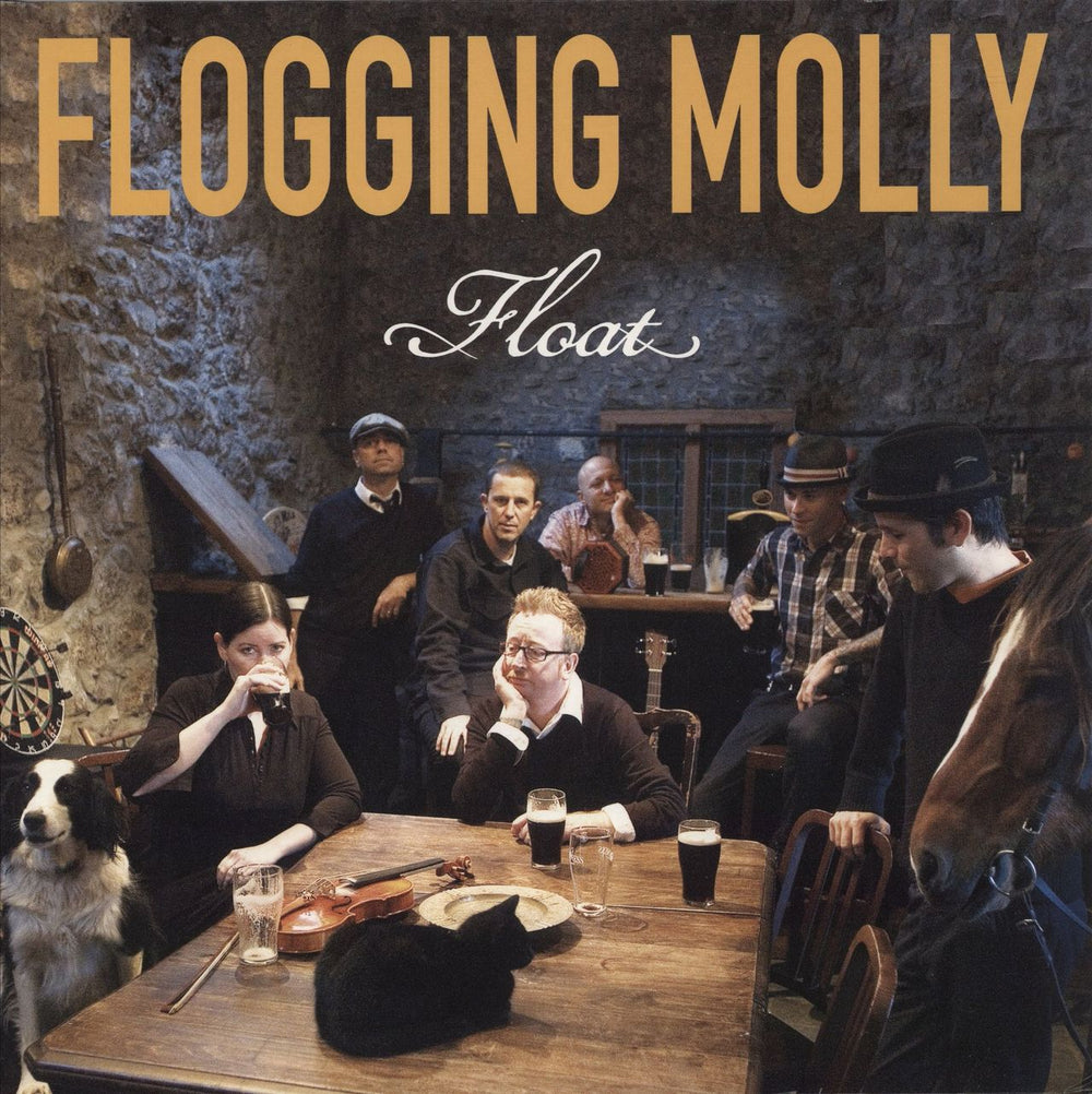 Flogging Molly Float - Red Vinyl US vinyl LP album (LP record) SD1348-1