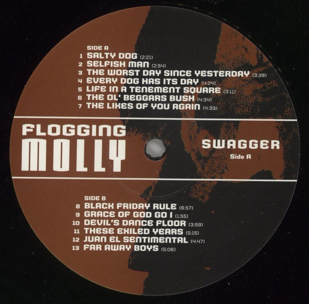 Flogging Molly Swagger UK vinyl LP album (LP record) FBXLPSW866668