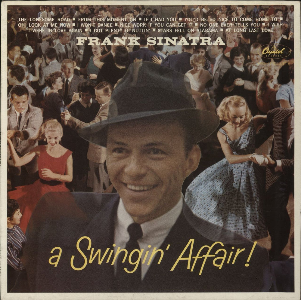 Frank Sinatra A Swingin' Affair UK vinyl LP album (LP record) CAPS26-0017-1