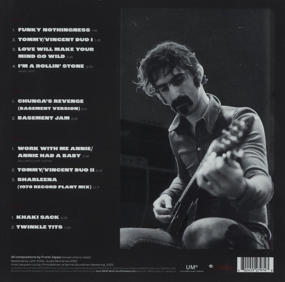 Frank Zappa Funky Nothingness - 180gm Violet Vinyl US 2-LP vinyl record set (Double LP Album) 602455279743