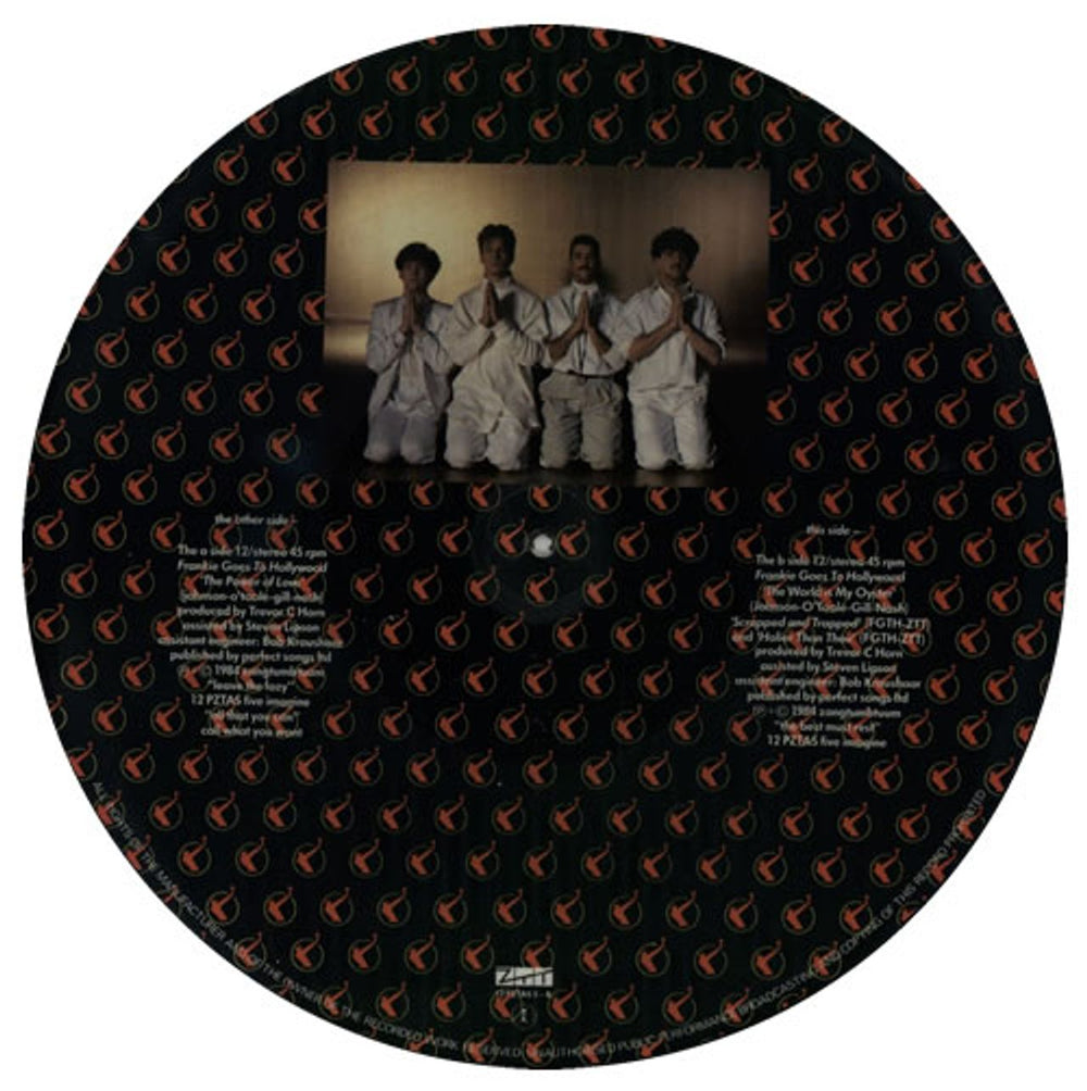 Frankie Goes To Hollywood The Power Of Love - Picture Disc Edition UK 12" vinyl picture disc (12 inch picture record) FGT2PTH05799