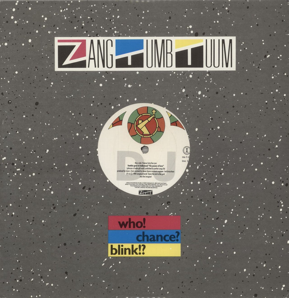 Frankie Goes To Hollywood The Power Of Love UK Promo 12" vinyl single (12 inch record / Maxi-single) ZTAS5DJ