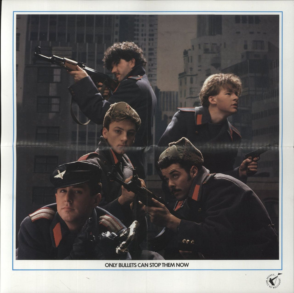Frankie Goes To Hollywood Two Tribes - Annihilation - 'Only Bullets' Poster UK 12" vinyl single (12 inch record / Maxi-single)
