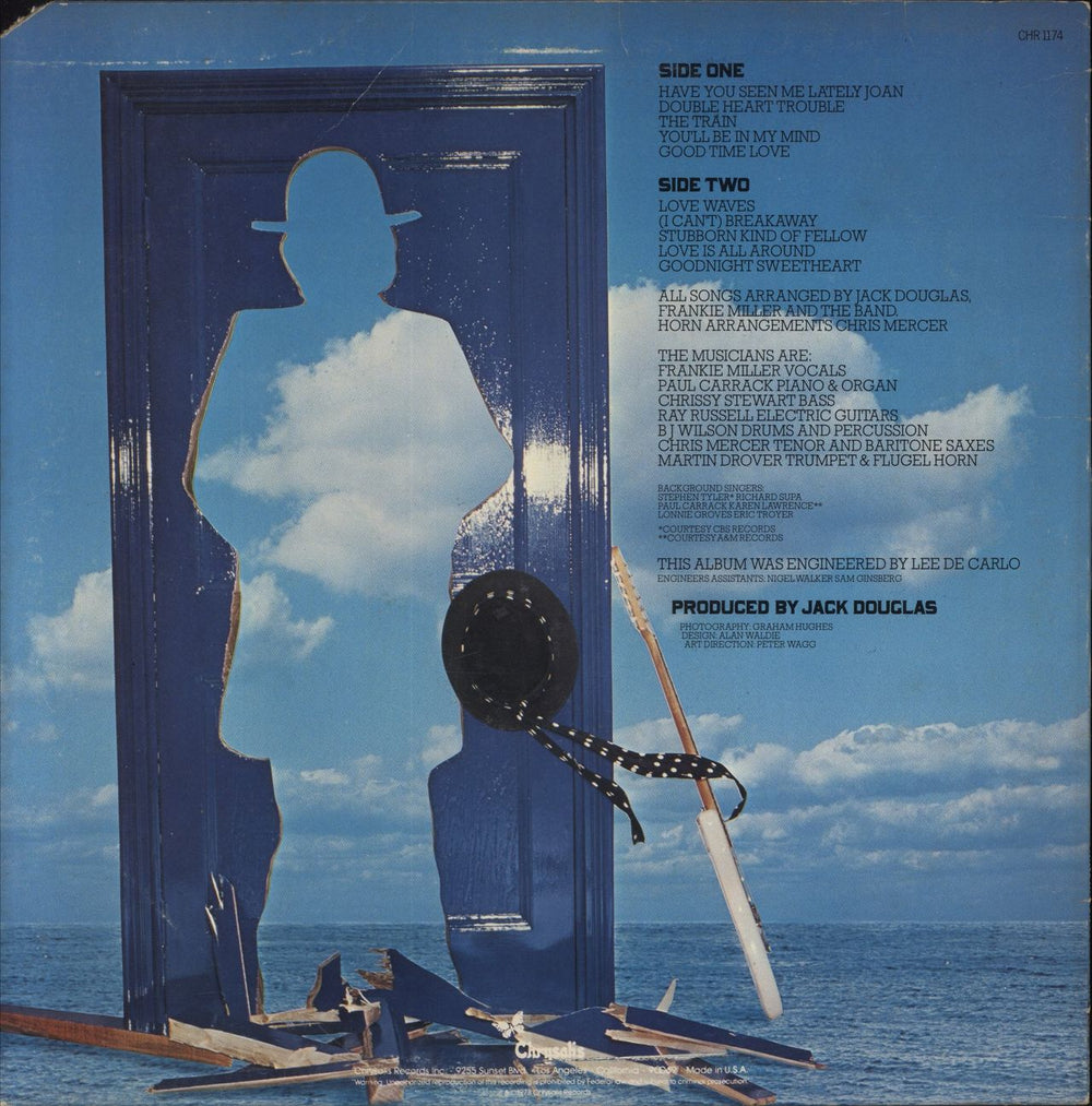 Frankie Miller (Rock) Double Trouble US vinyl LP album (LP record)