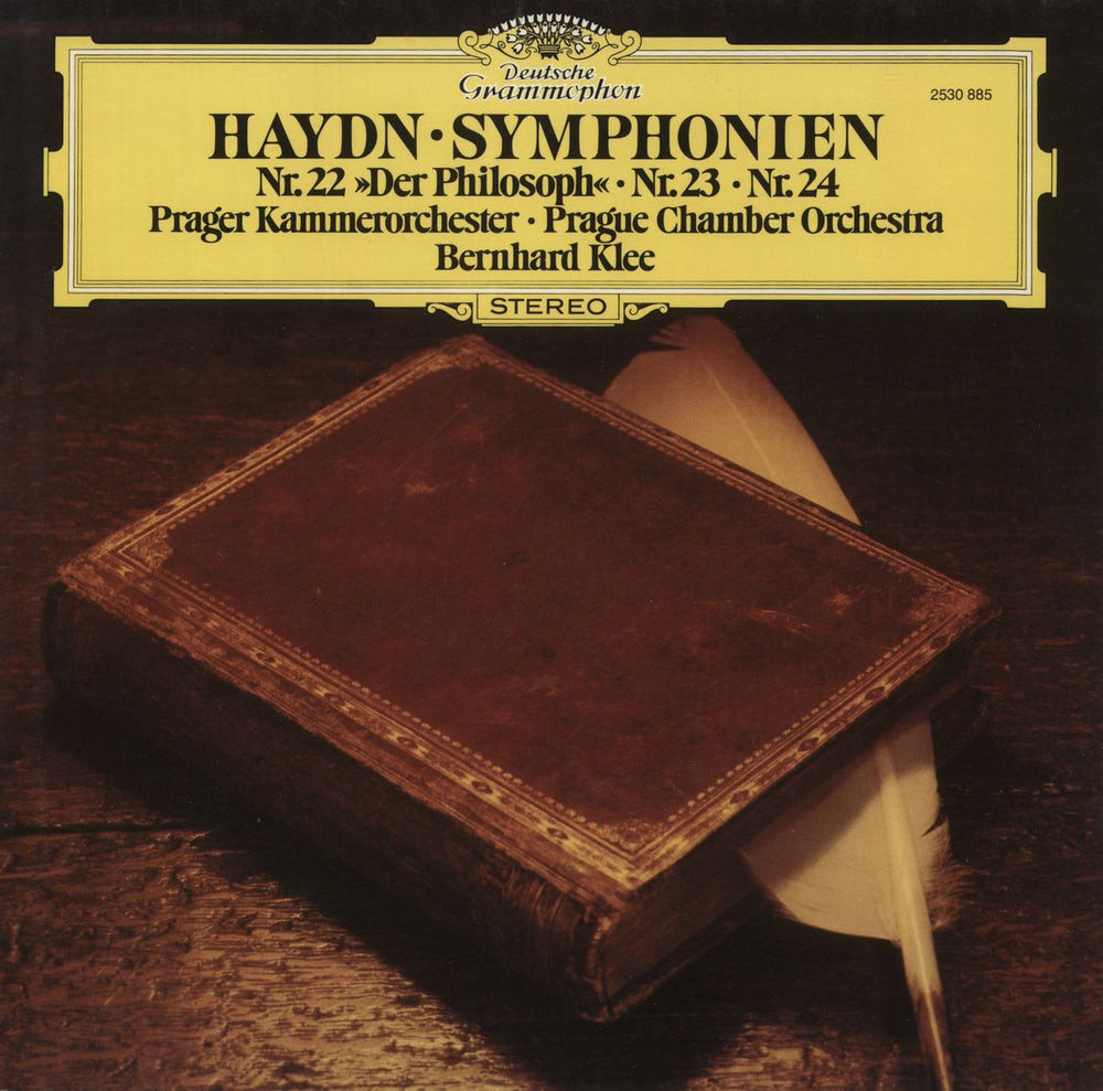 Franz Joseph Haydn Symphonien Nr. 22 'Der Philosoph', Nr. 23, Nr. 24 German vinyl LP album (LP record) 2530885