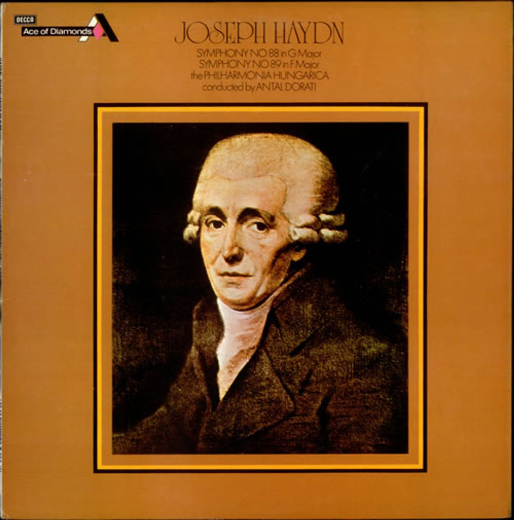 Franz Joseph Haydn Symphony No. 88 in G major & Symphony No. 89 in F major UK vinyl LP album (LP record) SDD431