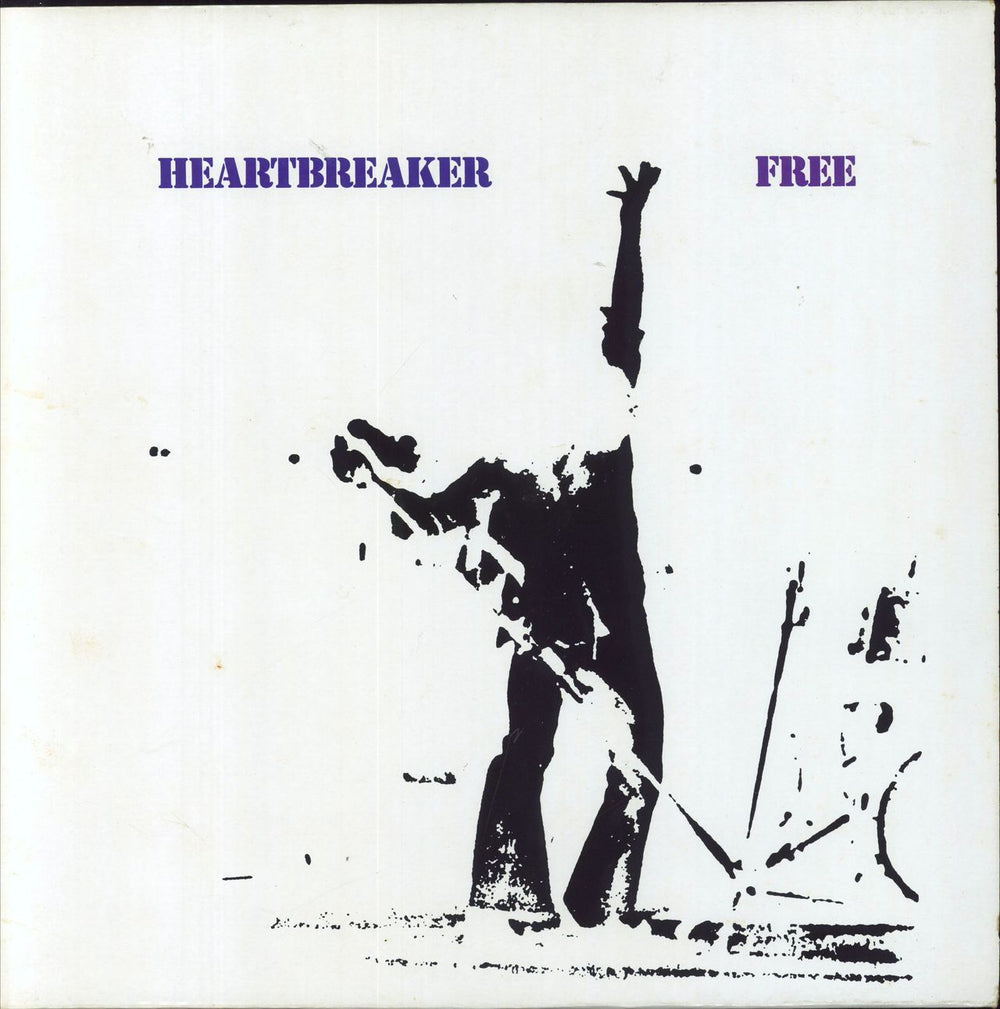 Free Heartbreaker - 80s Rainbow Rim UK vinyl LP album (LP record) ILPS9217