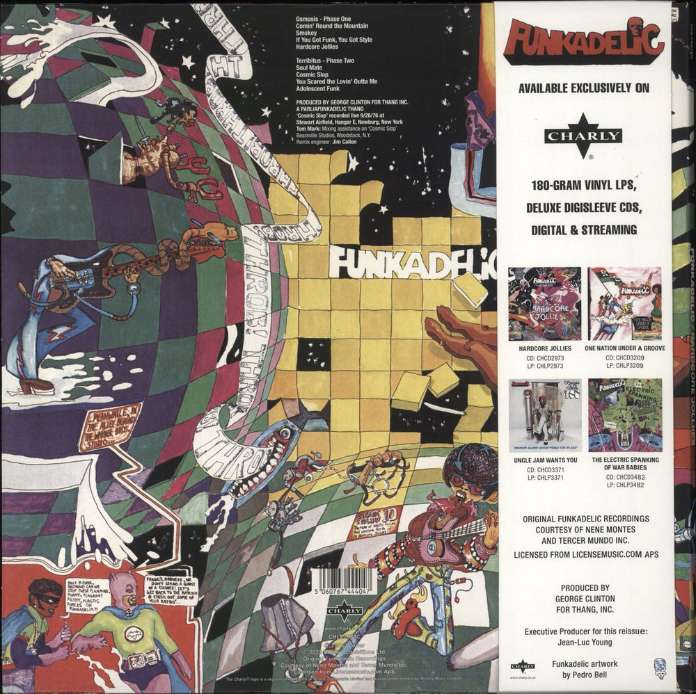 Funkadelic Hardcore Jollies UK vinyl LP album (LP record) 5060767444047