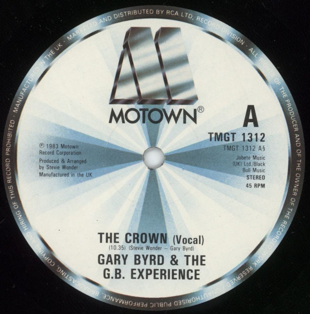 Gary Byrd The Crown + p/s UK 12" vinyl single (12 inch record / Maxi-single) GAX12TH305758