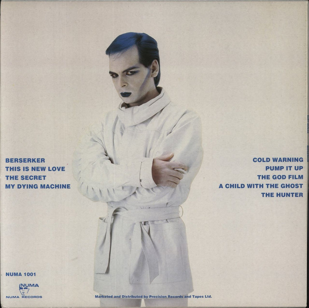 Gary Numan Berserker UK vinyl LP album (LP record)